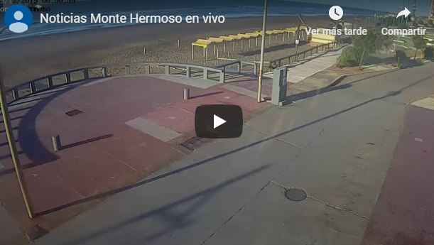 Monte Hermoso Kamera live vom Strand.