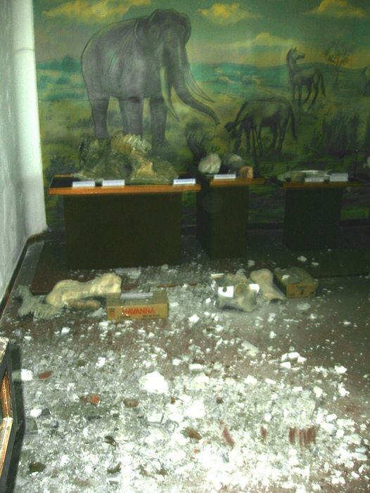 Demolición del Museo de Ciencias Naturales