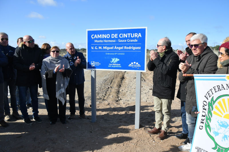 Camino de Cintura Monte Hermoso a Sauce Grande inauguración