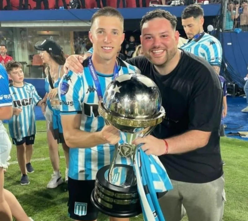 Baltasar Rodríguez campeón con Racing en Paraguay