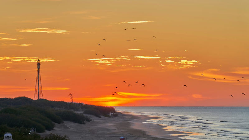 Amanecer en Monte Hermoso