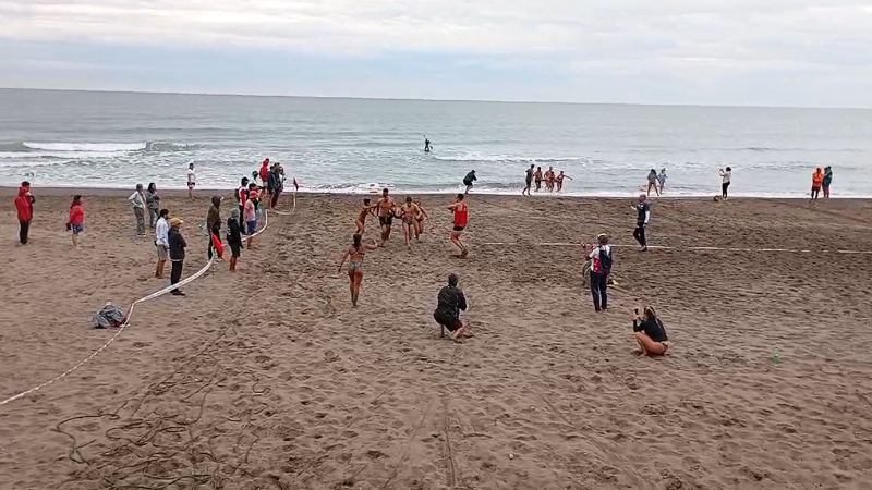 Competencia interna de guardavidas de Monte Hermoso