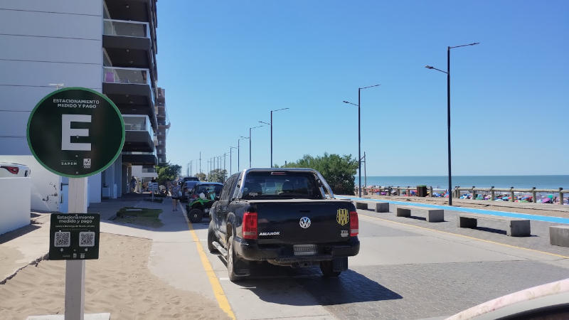 Estacionamiento medido y pago en Monte Hermoso