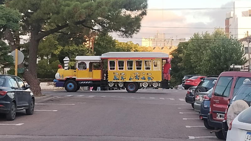 Trencito de la felicidad en Monte Hermoso